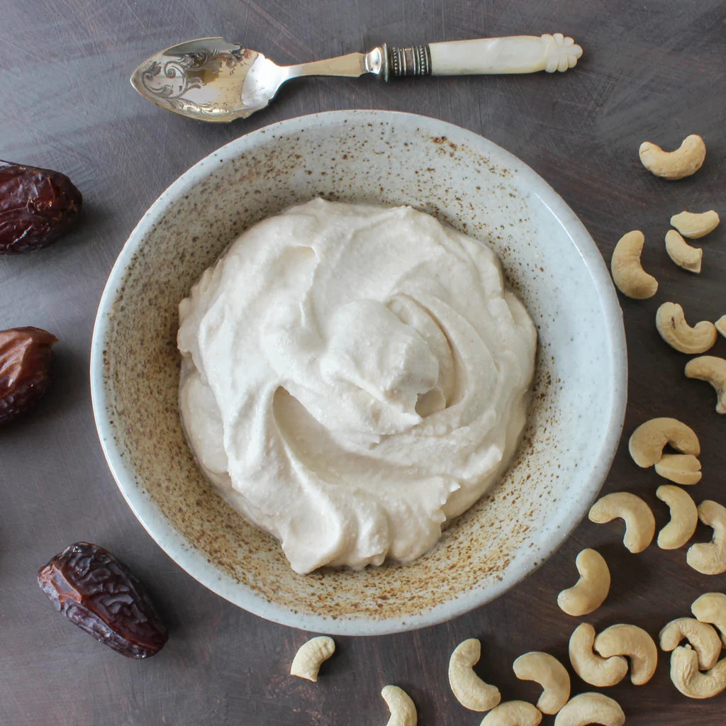 Date sweetened cashew & coconut yoghurt recipe