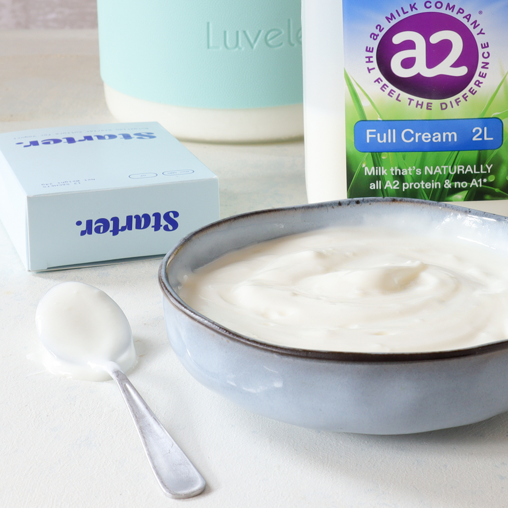 Easy to digest homemade A2 milk yogurt recipe