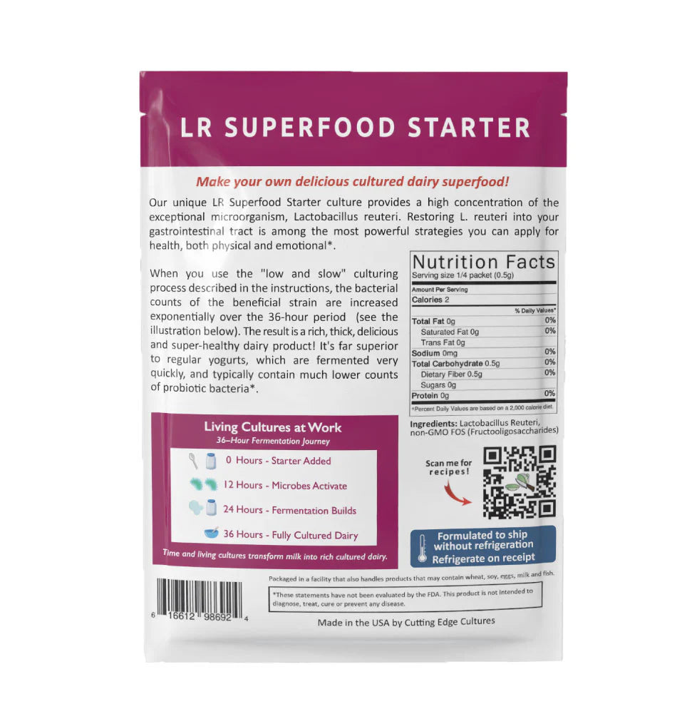 L Reuteri Starter Culture - LR Superfood