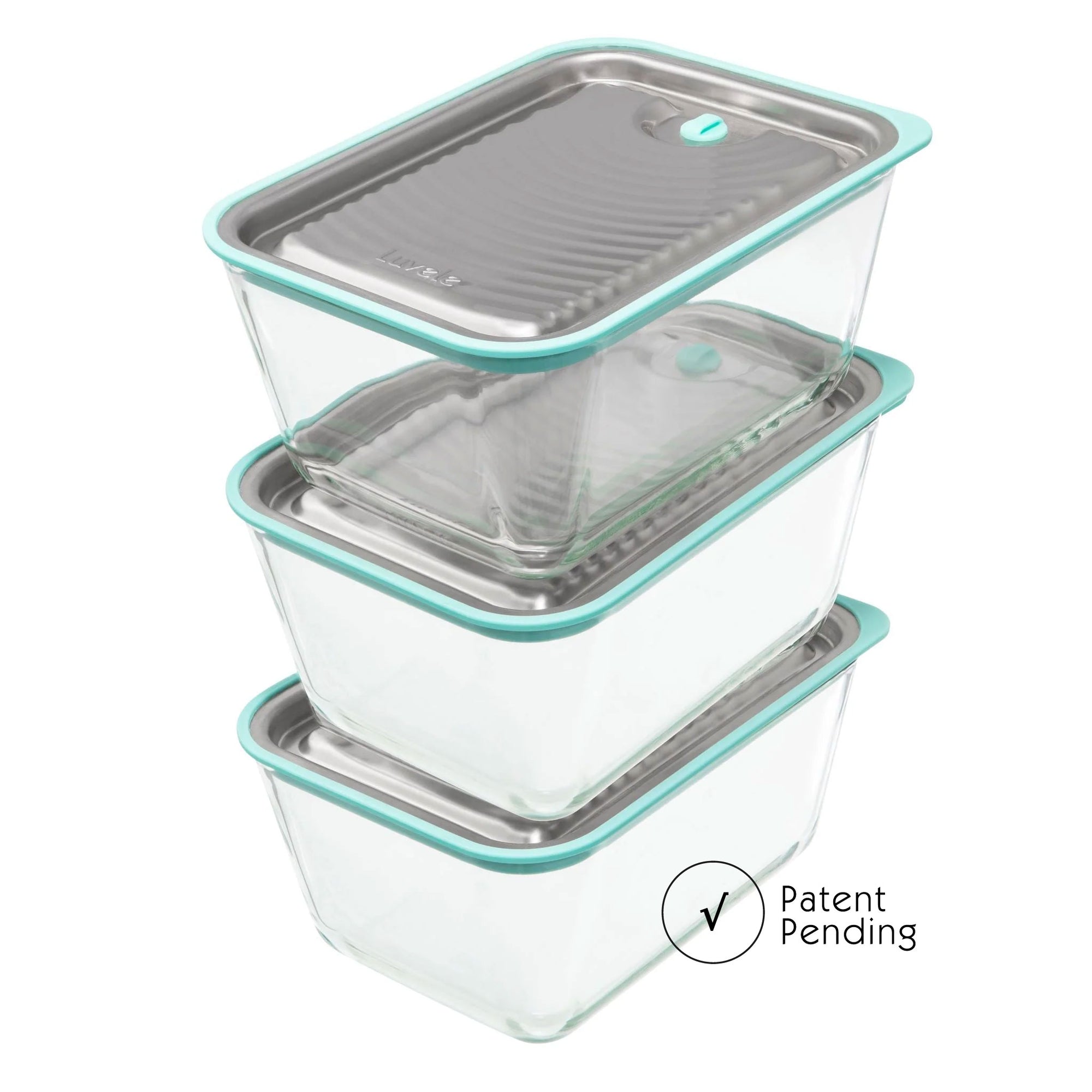 LUVELE FRESH VACUUM SEAL CONTAINER SET | THREE PIECE SET 2.5L