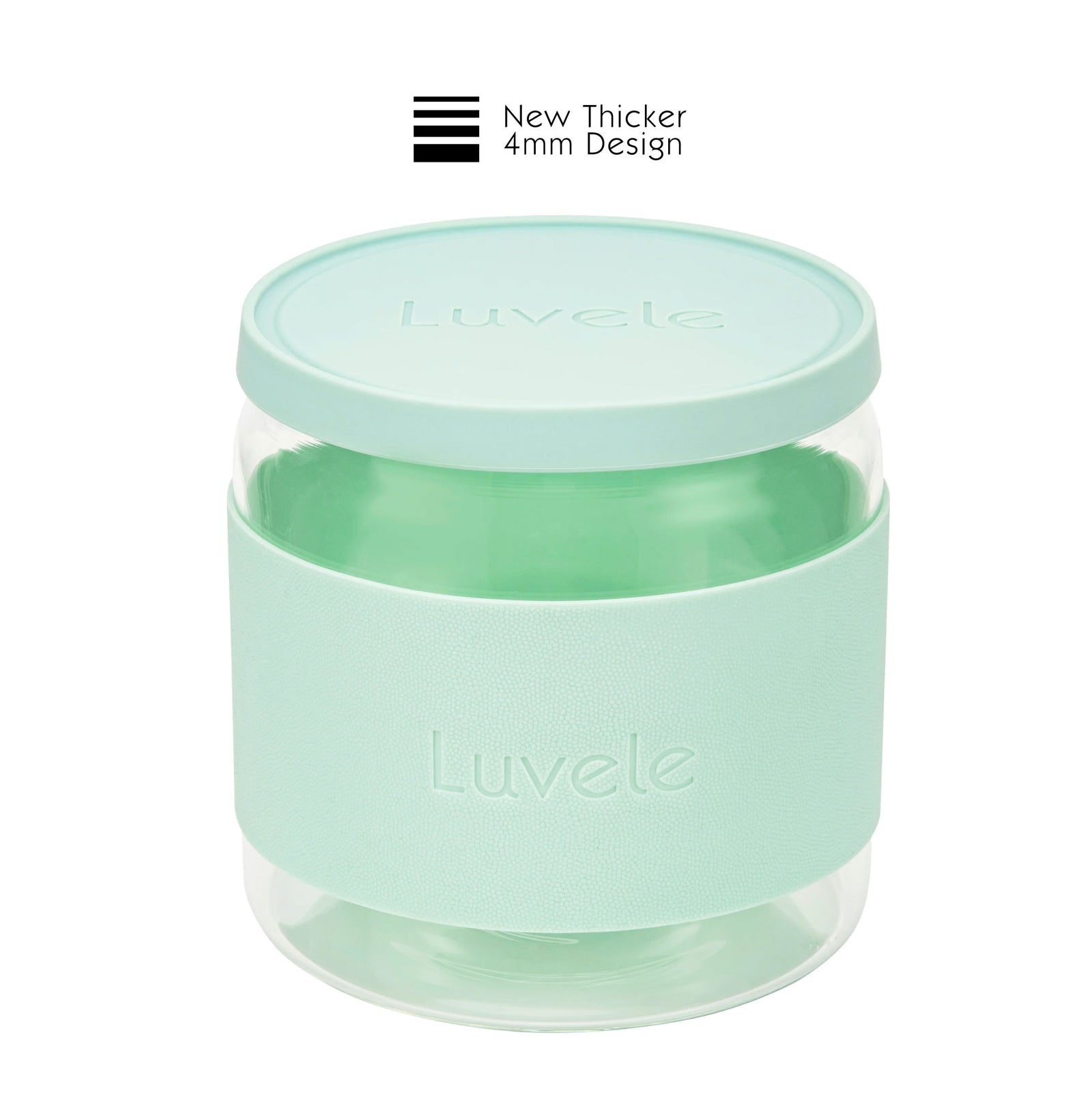 2L Glass Container 4mm Thickness Compatible with Pure Plus Yogurt Maker