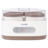 Luvele Pure Yoghurt Maker | 4x 400ml Ceramic Jars SCD & GAPS DIET | Total Capacity 1.5L