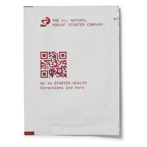 Probiotic Yogurt Starter Culture - Includes Reuteri - 12 sachets