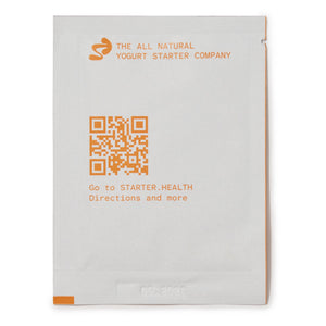 Traditional Yogurt Starter Culture - Includes Acidophilus - 12 sachets