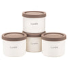Luvele Pure Yoghurt Maker | 4x 400ml Ceramic Jars SCD & GAPS DIET | Total Capacity 1.5L