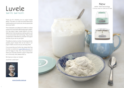 The Luvele 24 Hour Yoghurt Recipe E-Book Bundle PDF/MOBI KF8/EPUB