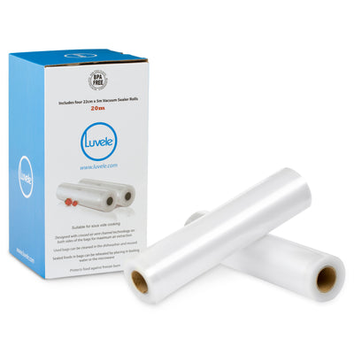 Luvele Vacuum Bag Roll | 22cm by 20m Sous Vide Bags